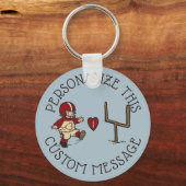 In die freundliche Zone Schlüsselanhänger (Vorderseite)