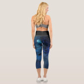 In die Galaxie Capri Leggings (Rückseite)