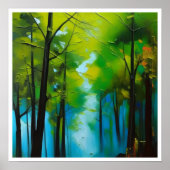 In die Gartenlandschaft Malerposter Poster (Vorne)