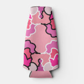 In die geometrische Form des rosa Mitteljahrs Flaschenkühler (Vorderseite)