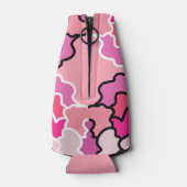 In die geometrische Form des rosa Mitteljahrs Flaschenkühler (Rückseite)