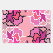In die geometrische Form des rosa Mitteljahrs Geschenkpapier Set (Vorderseite 3)