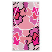 In die geometrische Form des rosa Mitteljahrs Kleine Geschenktüte (Rückseite)