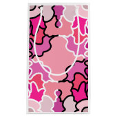 In die geometrische Form des rosa Mitteljahrs Kleine Geschenktüte (Vorderseite)