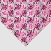 In die geometrische Form des rosa Mitteljahrs Seidenpapier (Ausschnitt)