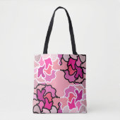 In die geometrische Form des rosa Mitteljahrs Tasche (Vorderseite)