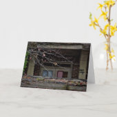 "In die Geschichte eingebunden" Gut werden Karte (Gelbe Blume)