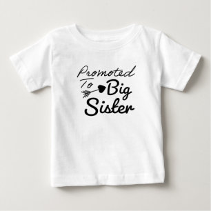 In die große Schwester befördert, zeigt Schwange Baby T-shirt