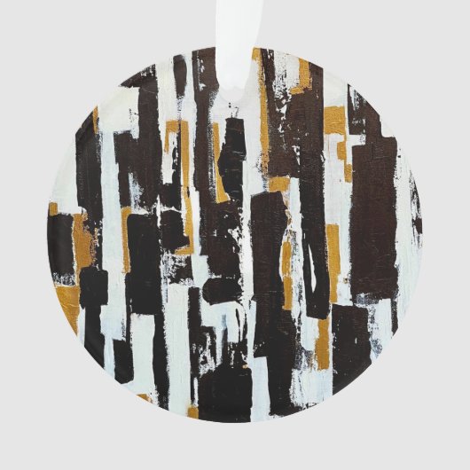 In die Holz-Akrylverzierung Ornament (Vorderseite)