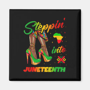 In die Juneteenth Afro Woman Black Girls Sn Magnet