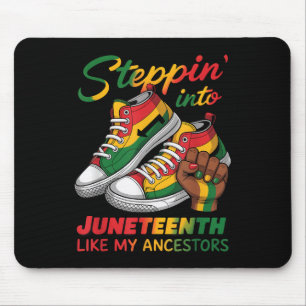In die Juneteenth Afro Woman Black Girls Sn Mousepad