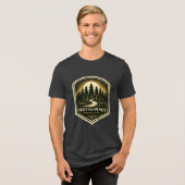 IN DIE KIEFERN Tri-Blend SHIRT (Vorderseite voll)