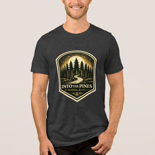 IN DIE KIEFERN Tri-Blend SHIRT (Vorderseite)