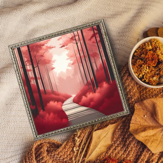 In die Krimson-Wälder Fotodruck