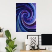 In die Leere Poster (Heimbüro)