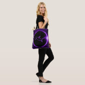 in die lila Sonne - Totenbeutel Tasche (Am Model)