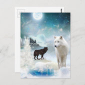 In die Mystische Wildnis Postkarte (Vorne/Hinten)