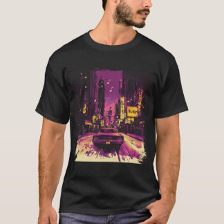 In die Nacht driften T-Shirt