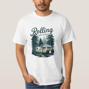 In die Natur einrollen T-Shirt