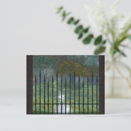 In die Postkarte des alten Waldes (Stehend Vorderseite)