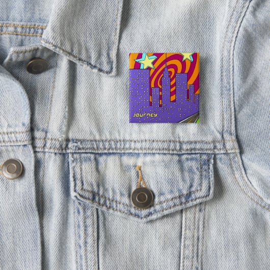 "In die Stadt " Button (Beispiel)