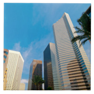 in die Stadt hohe Aufstiegs-Gebäude in Houston, Fliese
