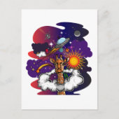 In die Sterne Postkarte (Vorderseite)