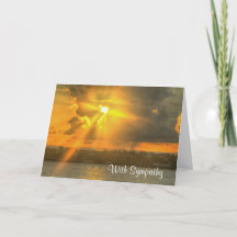 In die Sunset Sympathy Card