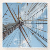 In die Takelung Glasuntersetzer (Vorderseite)