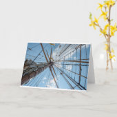 In die Takelung Karte (Gelbe Blume)