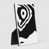 In die Tiefe: Abstrakt Schwarz und Weiß Fotoplatte (Seite)