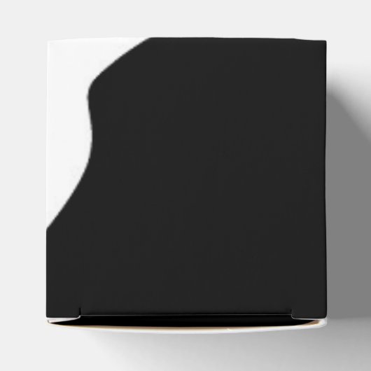 In die Tiefe: Abstrakt Schwarz und Weiß Geschenkschachtel (Oben)