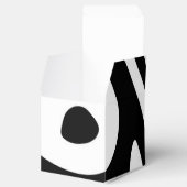 In die Tiefe: Abstrakt Schwarz und Weiß Geschenkschachtel (Geöffnet)