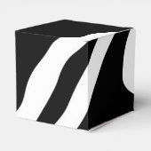 In die Tiefe: Abstrakt Schwarz und Weiß Geschenkschachtel (Rückseite)