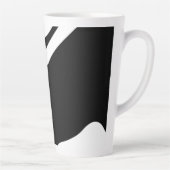 In die Tiefe: Abstrakt Schwarz und Weiß Milchtasse (Rechts)