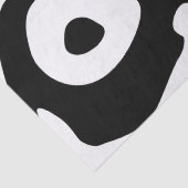 In die Tiefe: Abstrakt Schwarz und Weiß Seidenpapier (Detail)