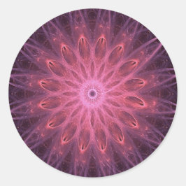 In die Tiefe eintreten Runder Aufkleber