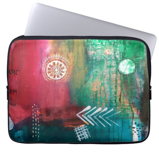 In die Tiefen Macbook Hülse Laptopschutzhülle (Vorderseite)