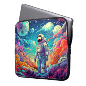 In die unbekannte Illustration Laptopschutzhülle (Vorderseite Links)