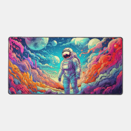 In die unbekannte Illustration Schreibtischunterlage