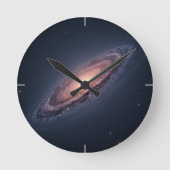 In die Universe Round Clock Runde Wanduhr (Vorderseite)