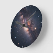In die Universe Round Clock Runde Wanduhr (Winkel)