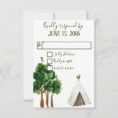 in die WaldSVP-Karten RSVP Karte (Vorderseite)