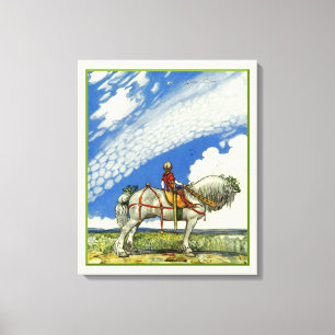 In die Welt John Bauer Leinwanddruck