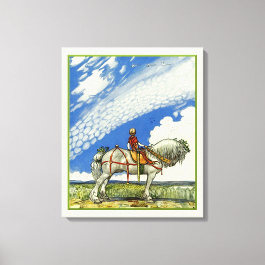 In die Welt John Bauer Leinwanddruck (Vorderseite)