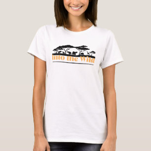 In die wilde Abenteuer-Safari-Reise-Tee T-Shirt