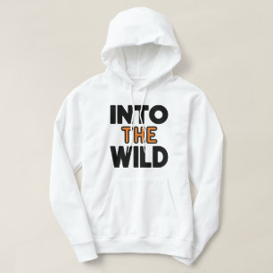 In die wilde, kühne Abenteuertypografie Hoodie