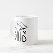 In die wilden Berge Kaffeetasse (Vorderseite Links)