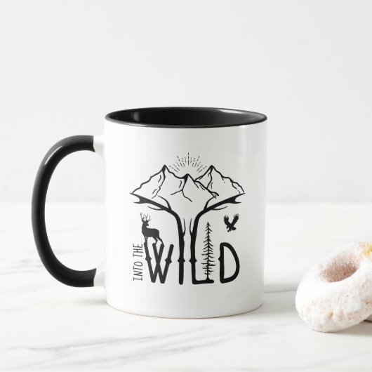 In die wilden Berge Tasse (Mit Donut)