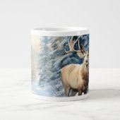 In die Wildnis: Die Majestät des Elks Jumbo-Tasse (Vorderseite)